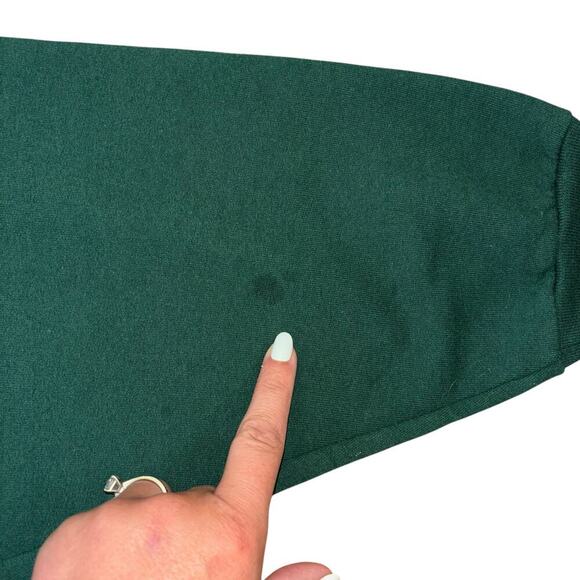 Wolf Pack Forest Green Crewneck Oversized Sweatshirt Unisex 2X Cozy Comfy Casual - Picture 11 of 11